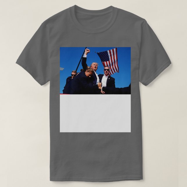 T-shirt Drapeau américain Donald Assassination (Design devant)