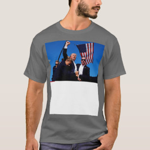 T-shirt Drapeau américain Donald Assassination