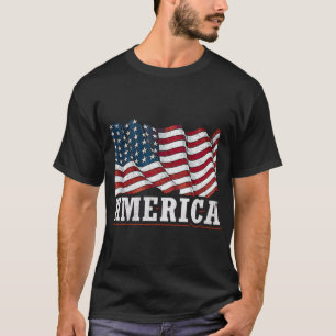 T-shirt Drapeau Américain Drapeau Américain