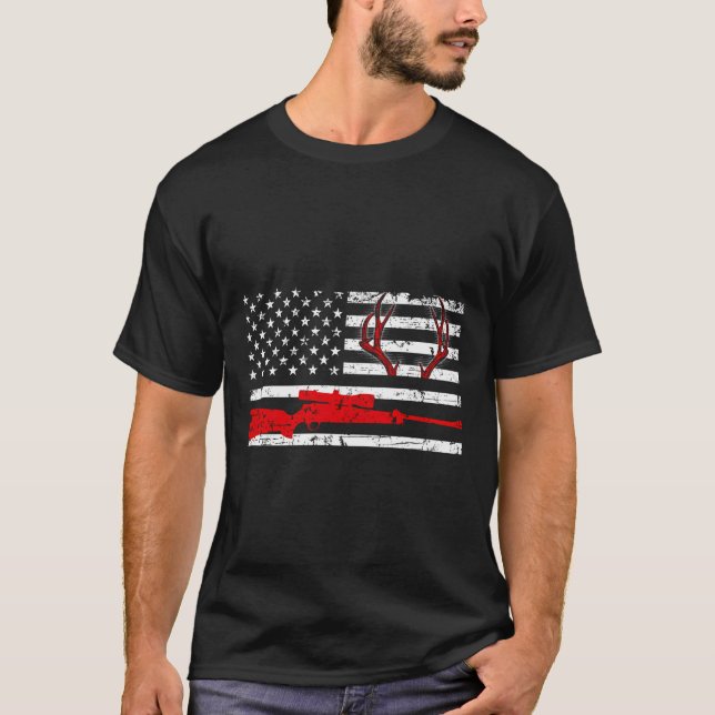 T-shirt Drapeau américain Drapeau américain Drapeau améric (Devant)