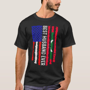 T-shirt Drapeau américain Drapeau des Maldives Meilleur Ma