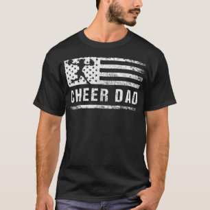 T-shirt Drapeau américain Drapeau mâle Cheerled Patrioti