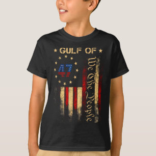 T-shirt Drapeau Américain Drôle 8 Du Golfe D'Usa