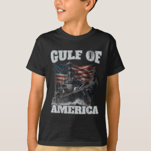 T-shirt Drapeau Américain Drôle Hommes Femmes Du Golfe Des