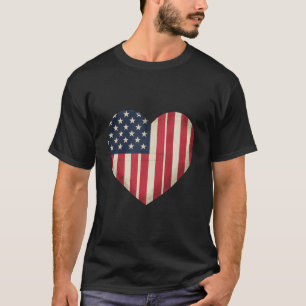 T-shirt Drapeau américain du 4 juillet Drapeau patriotique