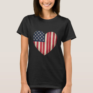 T-shirt Drapeau américain du 4 juillet Drapeau patriotique