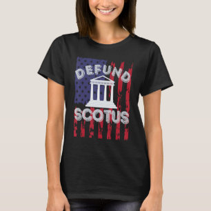T-shirt Drapeau américain du bâtiment Scotus de financemen