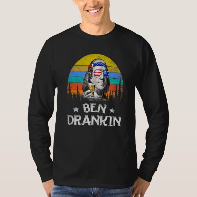 T-shirt Drapeau américain du Jour de l'Indépendance 4 juil (Devant)