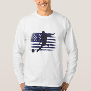 T-shirt Drapeau américain du maillot de football américain