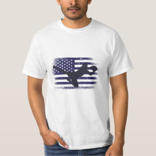 T-shirt Drapeau américain du maillot de football américain