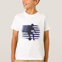 Drapeau américain du maillot de football américain