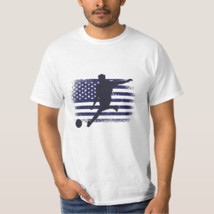 T-shirt Drapeau américain du maillot de football américain