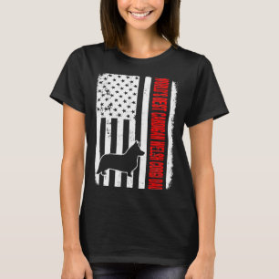 T-shirt Drapeau américain du meilleur Cardigan Welsh Corgi