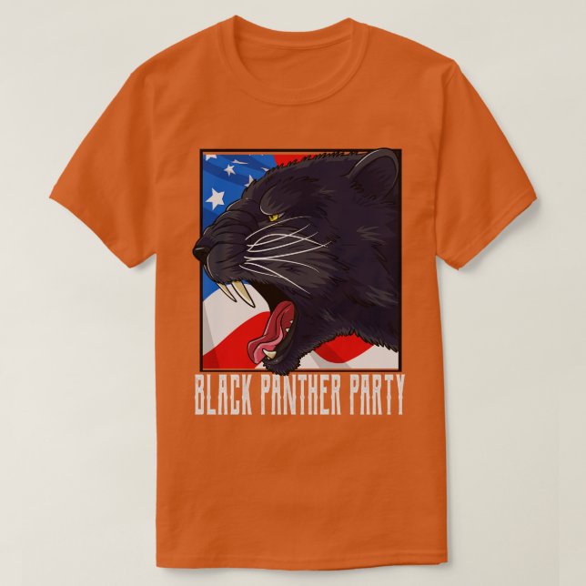 T-shirt Drapeau américain du Parti 1966 (Design devant)