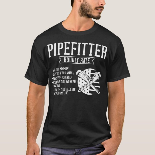 T-shirt Drapeau américain du pluviomètre à vapeur (Devant)