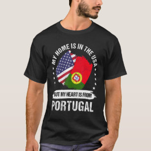 T-shirt Drapeau américain du Portugal