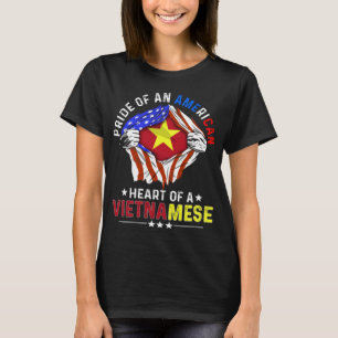 T-shirt Drapeau américain du Vietnam