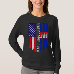 T-shirt Drapeau américain et drapeau cambodgien Meilleur p