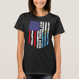 T-shirt Drapeau américain et drapeau de Saint-Marin Meille