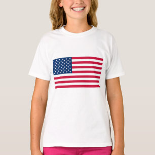 T-shirt Drapeau américain - États-Unis d'Amérique - Pat