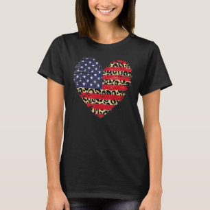 T-shirt Drapeau américain étoiles rayures 4 juillet patrio
