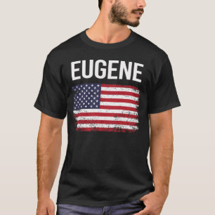 T-shirt Drapeau américain Eugene
