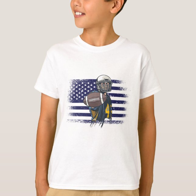 T-shirt Drapeau américain Fan Jersey Shirt USA (Devant)