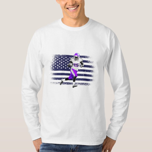 T-shirt Drapeau américain Fan Jersey Shirt USA (Devant)