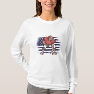 T-shirt Drapeau américain Fan Jersey Shirt USA