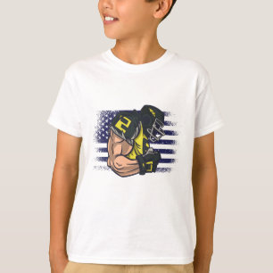 T-shirt Drapeau américain Fan Jersey Shirt USA