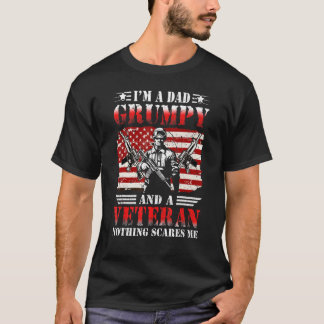 T-shirt Drapeau Américain Fête des Vétérans Je Suis Un Pap