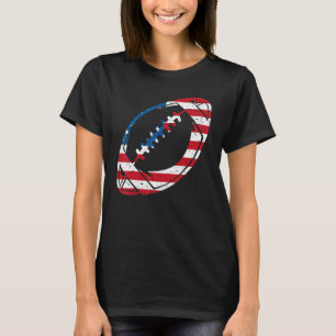 T-shirt Drapeau américain Football