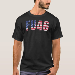 T-shirt Drapeau américain FU46 Patriotique anti-Biden Sar