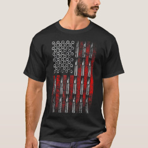 T-shirt Drapeau américain Fusionner les droits des armes d