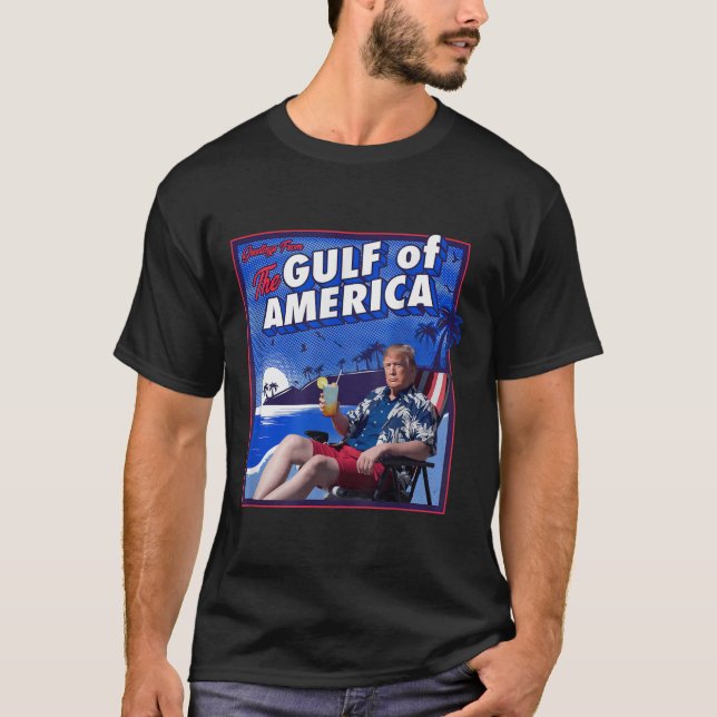 T-shirt Drapeau Américain G 2025 Du Golfe Des Etats-Unis E (Devant)