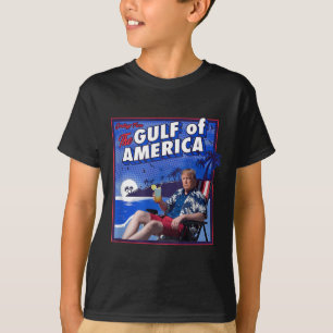 T-shirt Drapeau Américain G 2025 Du Golfe Des Etats-Unis E