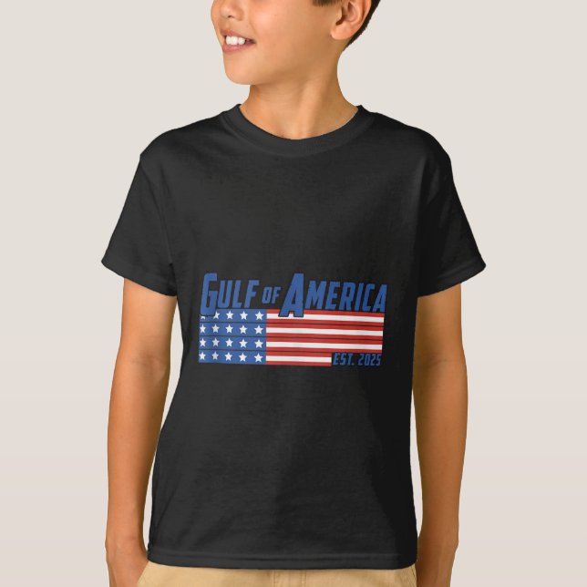 T-shirt Drapeau Américain G 2025 Du Golfe Des Etats-Unis E (Devant)