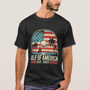 T-shirt Drapeau Américain G 2025 Du Golfe Des Etats-Unis E