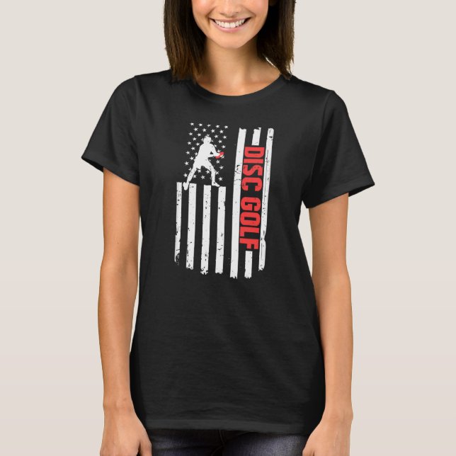 T-shirt Drapeau américain Golf (Devant)