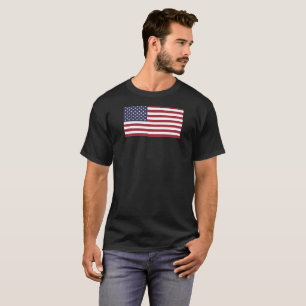 T-shirt Drapeau américain grand format États-Unis