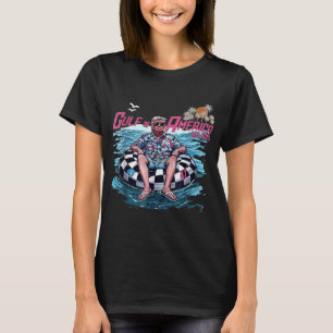 T-shirt Drapeau Américain Gulf Of Usa America Est 2025 Gul