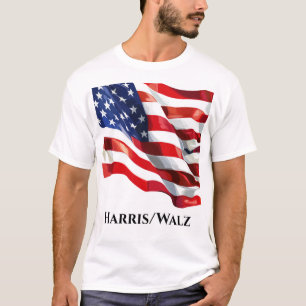 T-shirt Drapeau américain Harris/Walz