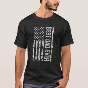 T-shirt Drapeau américain Hommes Patriot Meilleur Père Jam