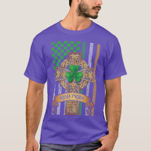 T-shirt Drapeau américain irlandais Drapeau de l'Irlande F
