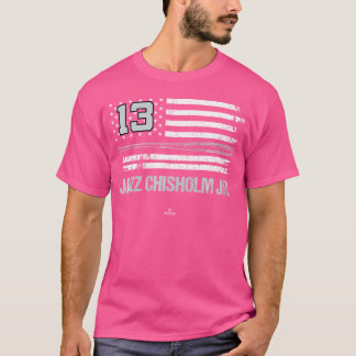 T-shirt Drapeau américain Jazz Chisholm Jr. New York Baseb