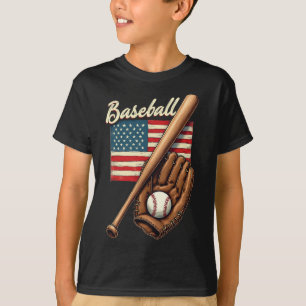 T-shirt Drapeau Américain Joueur de Bysebyll Byt Supporter