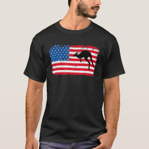 T-shirt Drapeau américain Kangaroo Enfants Hommes Femmes 4