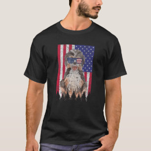 T-shirt Drapeau américain Labradoodle Patriotic Dog USA Pr