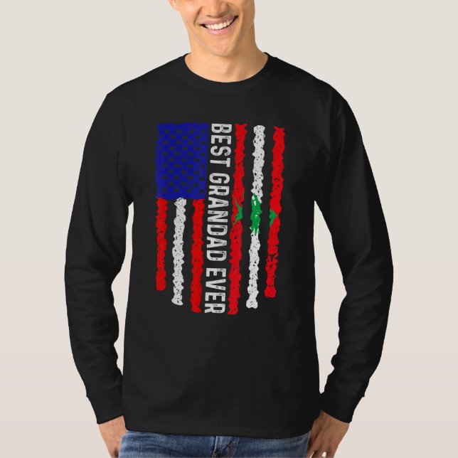 T-shirt Drapeau américain Liban Drapeau meilleur grand jam (Devant)