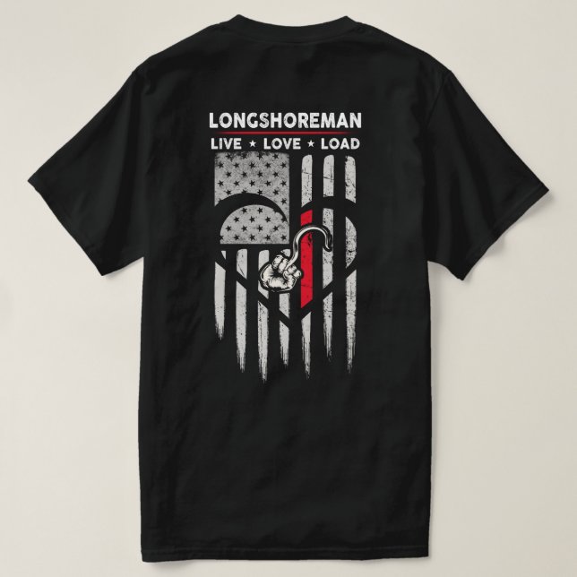 T-shirt Drapeau américain Lobby Decal (Design dos)
